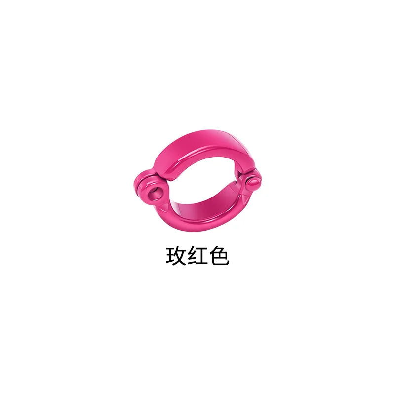 3.5-9.5mm Parrot Foot Rings Metal Pet Bird Leg Rings Outdoor Fly Training Activity Anti-Lost Opening Clip Leash Accessories