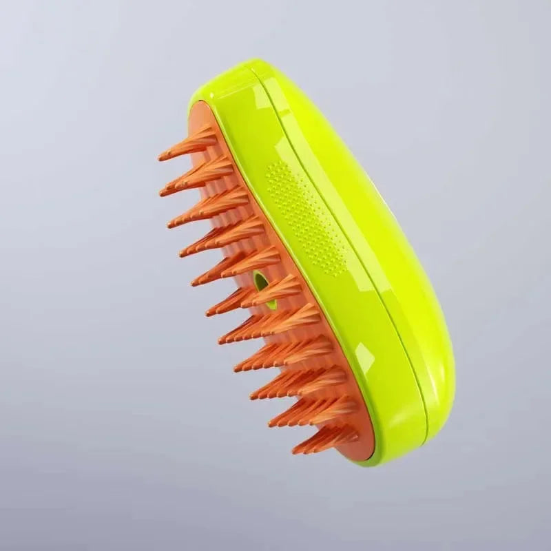 3-in-1 Dog Hair Brush Cat Hair Electric  Anti Flying Pet Cleaning Brush Steam Spray Massage Hair Removal Comb