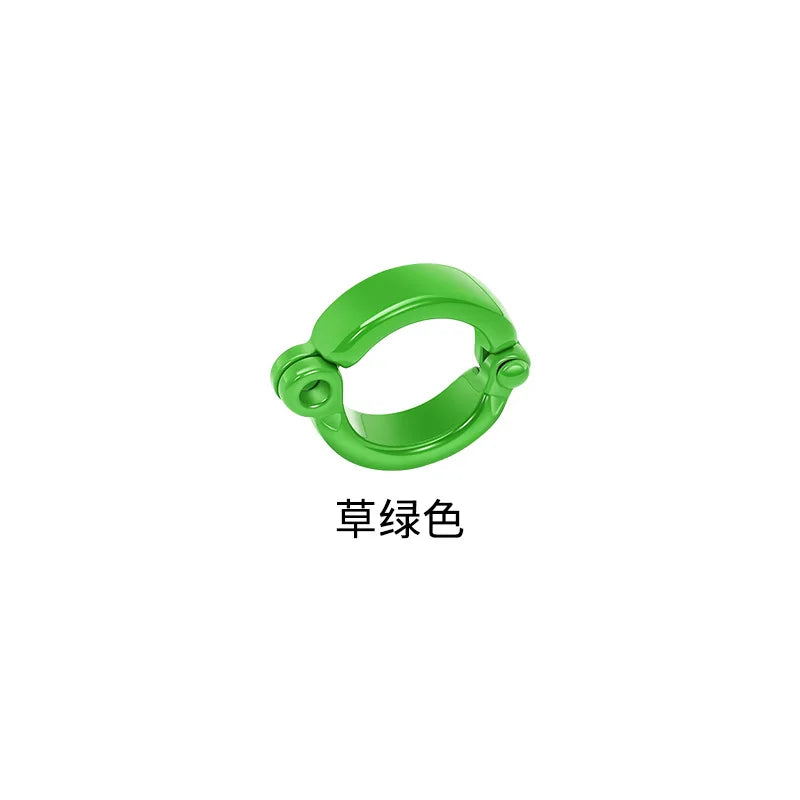 3.5-9.5mm Parrot Foot Rings Metal Pet Bird Leg Rings Outdoor Fly Training Activity Anti-Lost Opening Clip Leash Accessories
