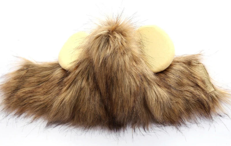 Lion Mane Cat New Cute Wig Hat for Dogs and Cats Small Dog Pet Cat Decoration Accessories Lion Wig Fancy Hair Cap Pet Supplies