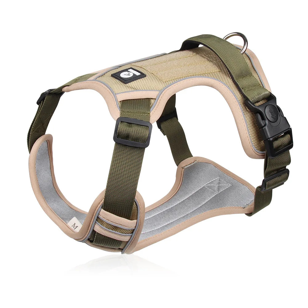 Reflective Dog Harness 1680D Waterproof Oxford Harness for Large Dogs Pet Shop Tactical Vest Harnesses Medium Dog Accessories