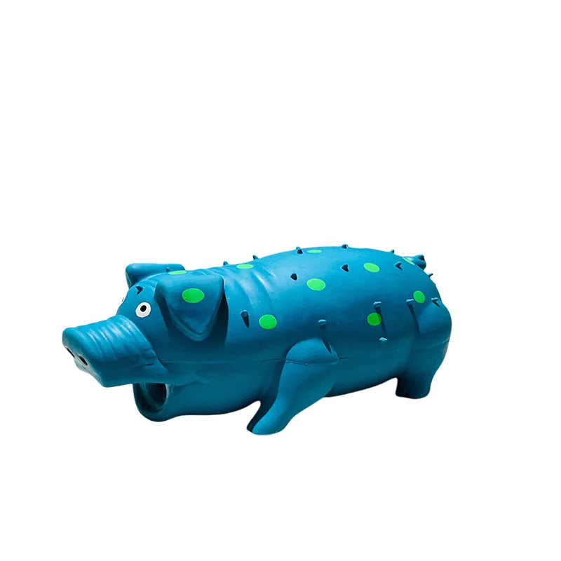 Pet dog toy latex sound strange bark pig grinding teeth Wear resistant bite latex suitable for large and medium-sized dogs