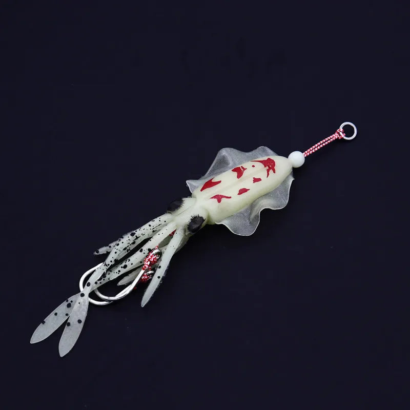 AS Soft Lure Squid Skirts Bait Fishing Lure Octopus Boat Sea Fishing PVC Rubber Artificial Soft Bait Fishing Trolling Leurre