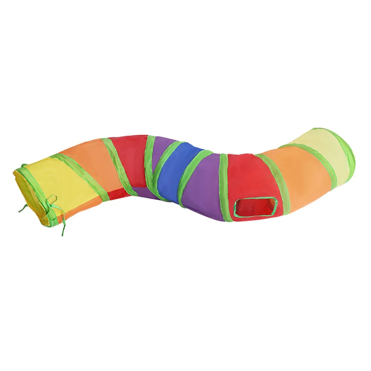 Cat RainbowTunnel Tube, Foldable Cat Toys, Cat Training, Fun Interactive Toys, Puppy Black Tunnel, Pet Supplies, Cat Accessories