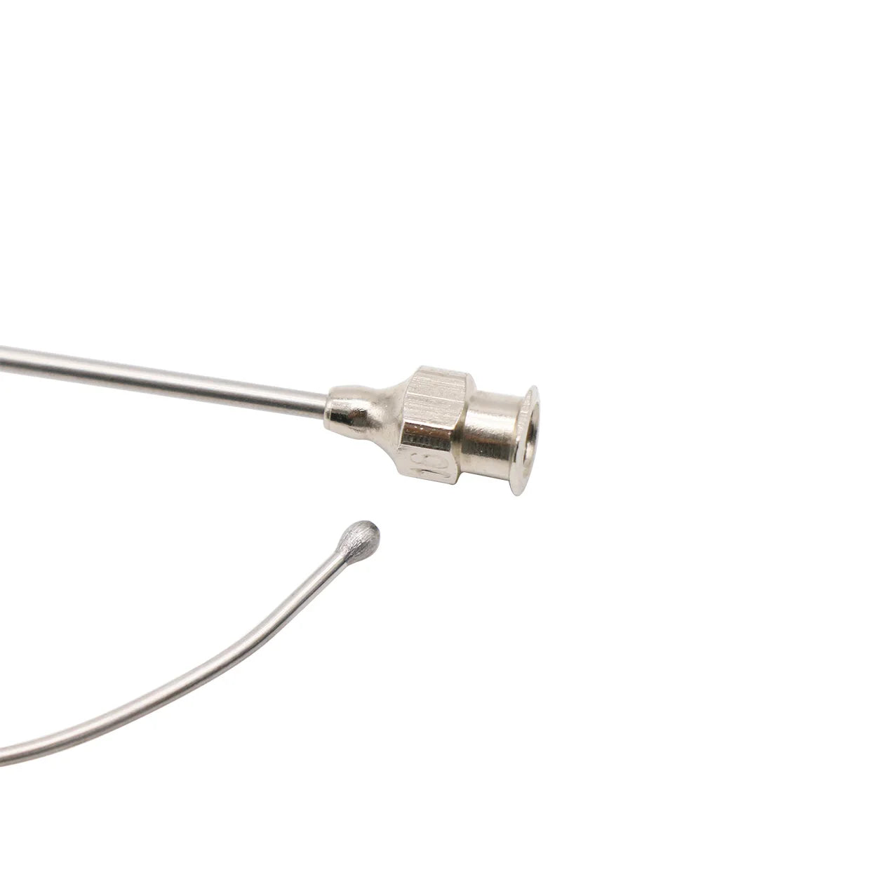 1Pc Stainless Steel feeding Tube Medicine Feeder Elbow Quail Parrot Bird Feeding Tube Small Animal Pet Feeding Tools