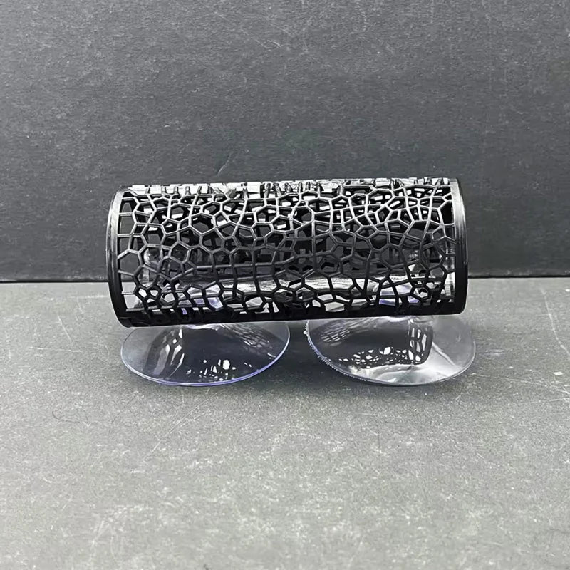 Fish Hideout Resting Tube Fish Bed Tunnel Small Hole Hollow Fish Hideout Resting Tube With Suction Cup For Fish Aquarium
