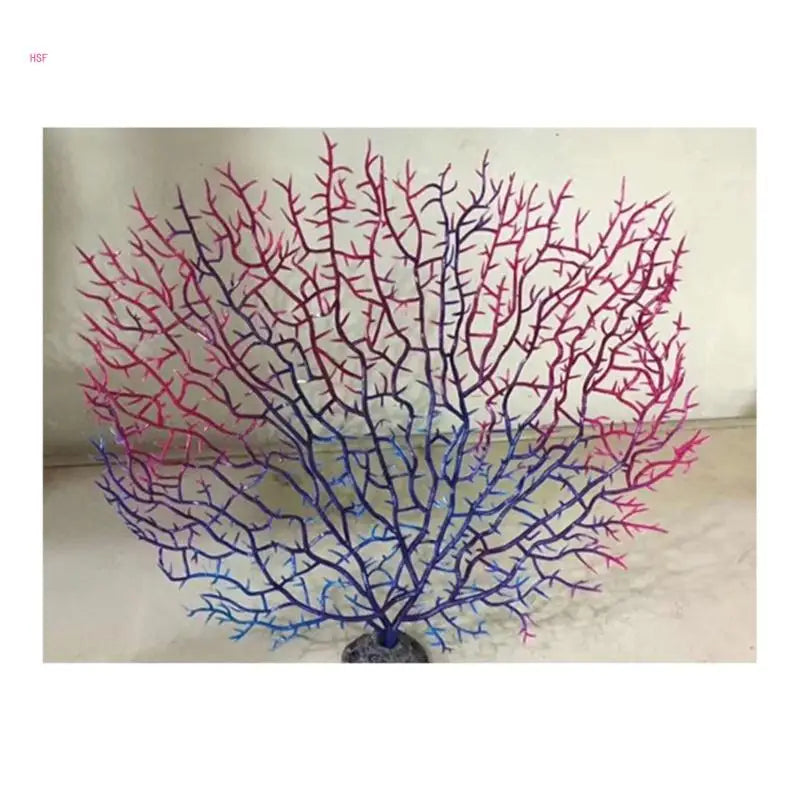 Artificial Coral Branch Décor Faux Coral Décor Sea Fan Coral Decorations
