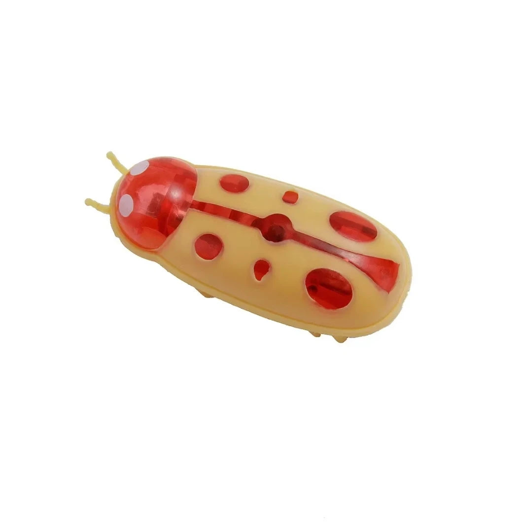 Funny Electric Bugs Cat Toy Automatic Escape Mini Robot Bug Vibration Insect Toys for Cats Battery Operated Cockroach Ladybug