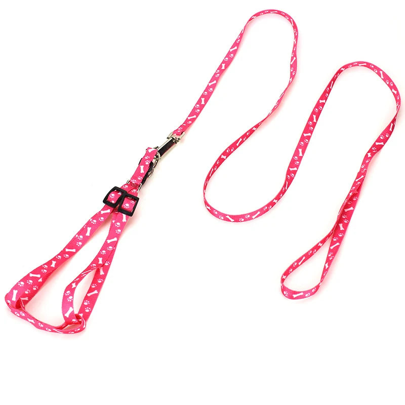 Small Dog Cat Harness Leash Adjustable Vest Collar Puppy Outdoor Walking Chihuahua Terier Schnauzer
