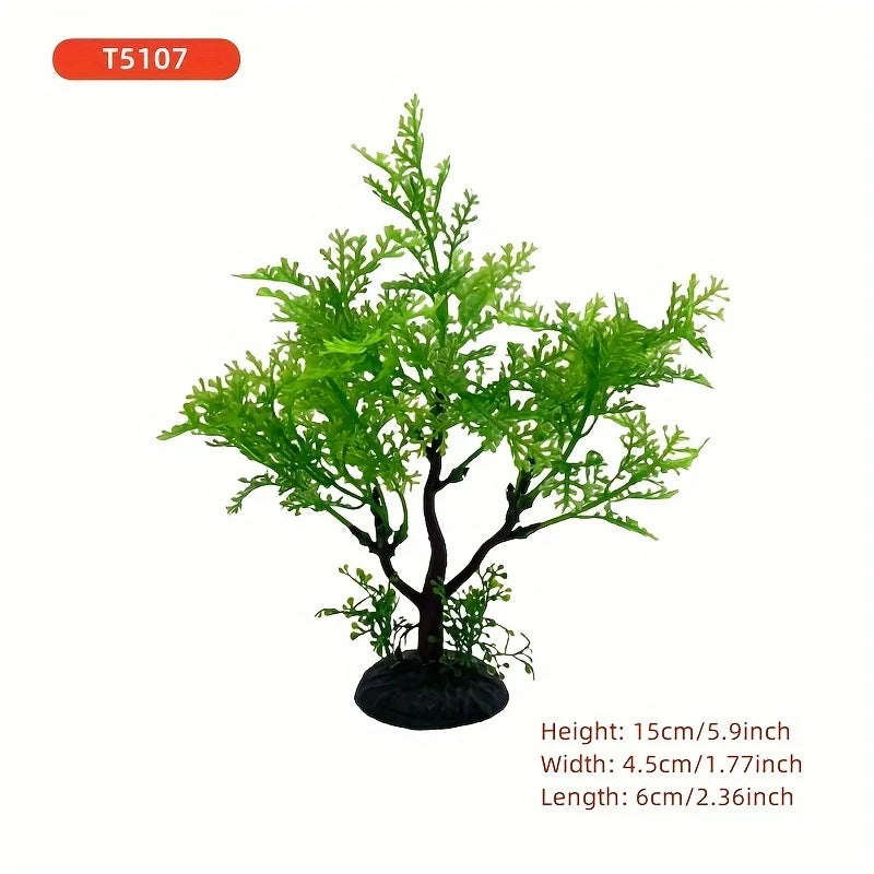 Artificial Aquarium Decor Plants tree Ornament Aquatic Plant Fish Tank DIY Grass Decoration Accessories