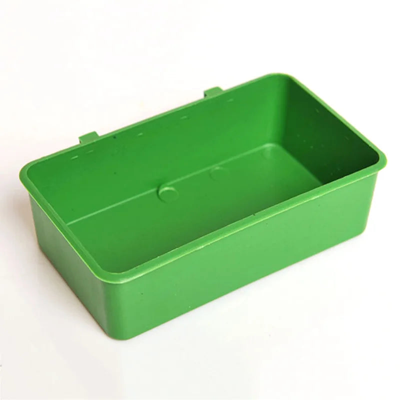 1pc Bird Water Bath Tub Pet Bird Bowl Parrots Parakeet Birdbath Cage Hanging Small Parrot Cage Pet Bird Cage Accessories