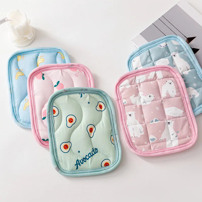 Summer Soft Small Animal Cooling Mat Breathable Cushion Thick Guinea Pig Chinchilla Rat Rabbit Nest House Bed Sleeping Mat