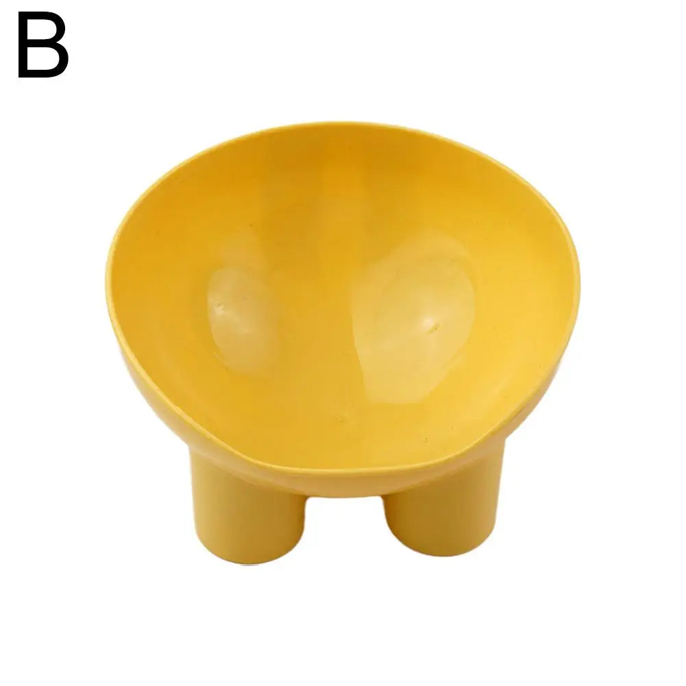 High Foot Dog Bowl Non-Slip Cat Dog Bowl Neck Protector Pet Food Water Bowl Anti-tip Pet Feeder Feeding Bowl Double Cat Bowl