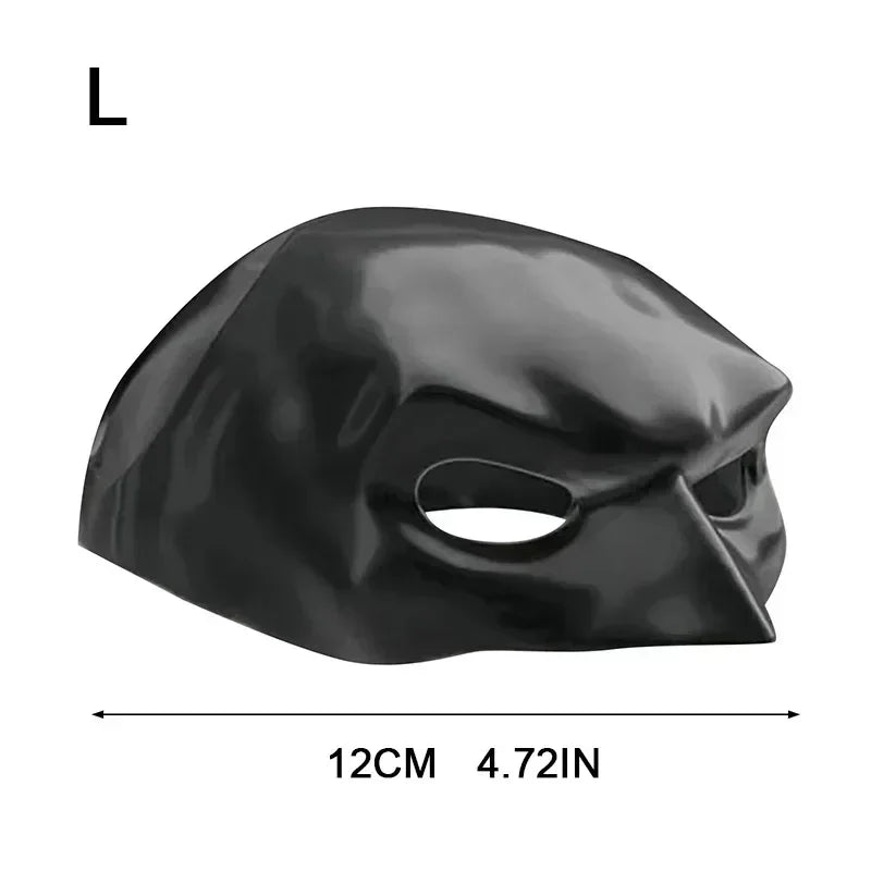 Cat Face Cushion Bat Cosplay Hat Spooky Halloween Atmosphere Prop Plastic Black Make-up Half Mask Party