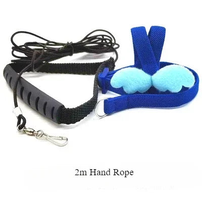 Adjustable Parrot Bird Harness Leash Set Anti-bite Training Harness Parrots Outdoor Flying Rope Cockatiel Small Birds Supplies