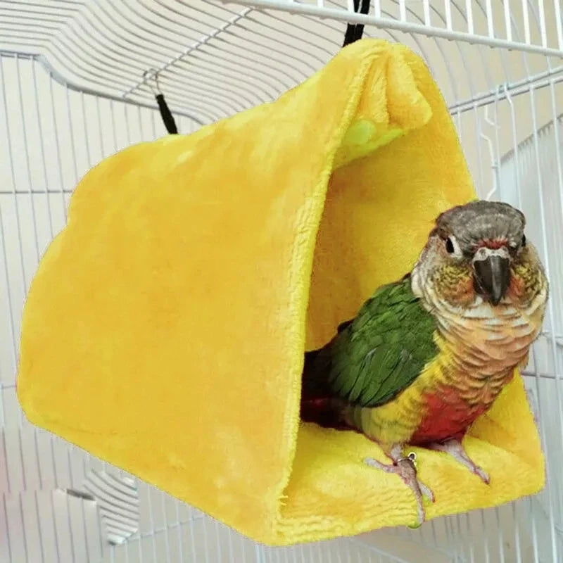 Fashion Pet Bird Parrot Cages Warm Hammock Hut Tent Bed Hanging Cave For Sleeping and Hatching beautiful birds house