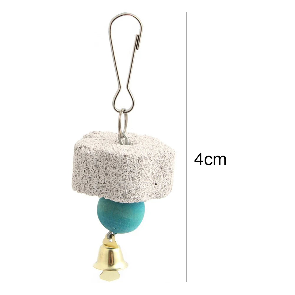 Pet Bird Parrot Hanging Toys Nipple Swing Chain Cage Stand Molar Parakeet Chew Toy Decoration Pendant Ornament Bird Accessories