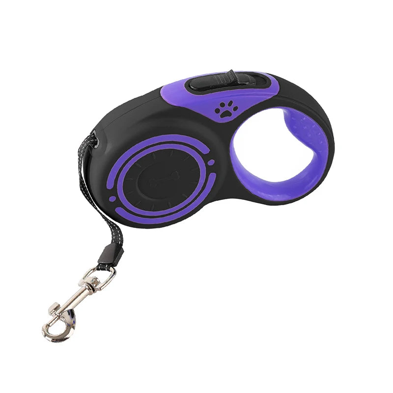 3m 5m Nylon Dog Leash Automatic Retractable Durable Cat Lead Extending Puppy Walking Running Traction Roulette For Small Dogs