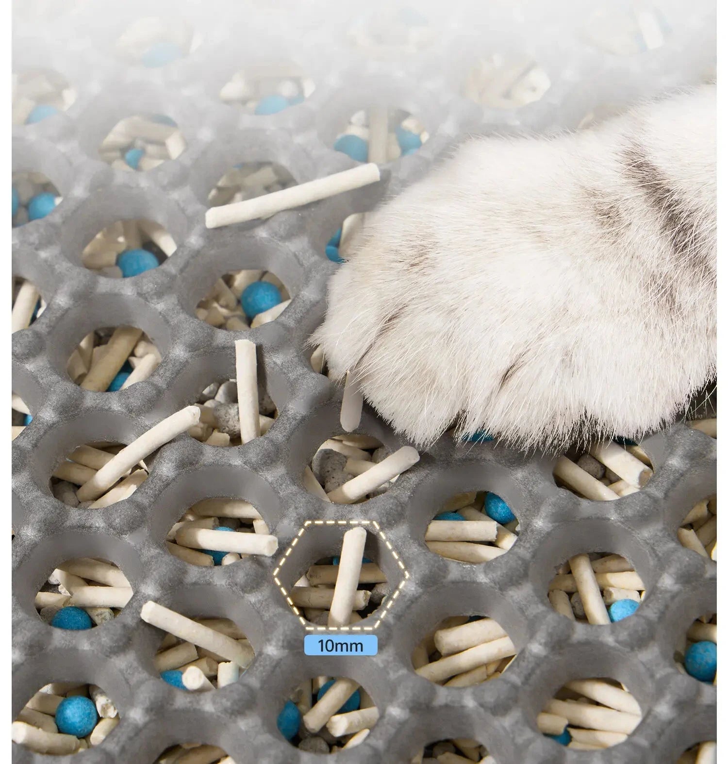 Large Cat Litter Mat Waterproof Double Layer Non-Slip Washable Pet Litter Box Mat Durable Sand Trapper Cat Scratcher