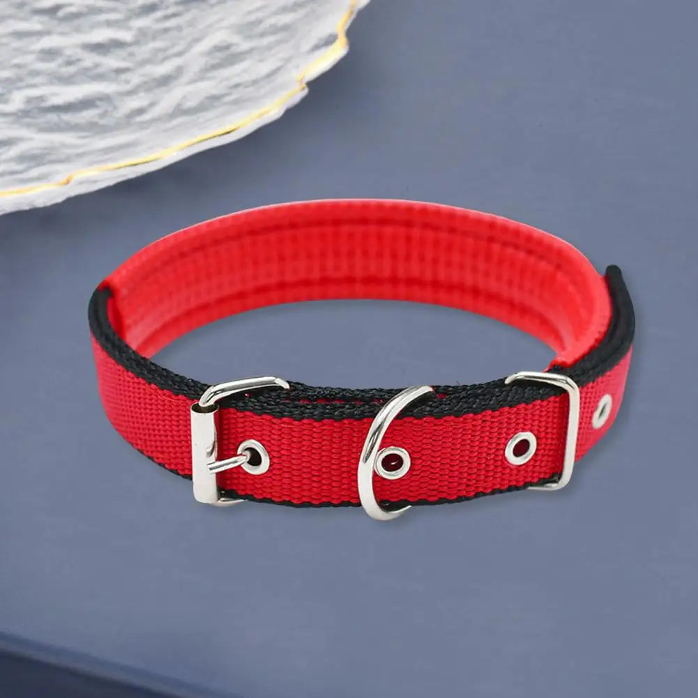 Dog Collars，Nylon，Adjustable Dog Neck Circle，Long-lasting Pet Neck Strap，with Traction Ring，Teddy Keji Pitbull，Pet Supplies