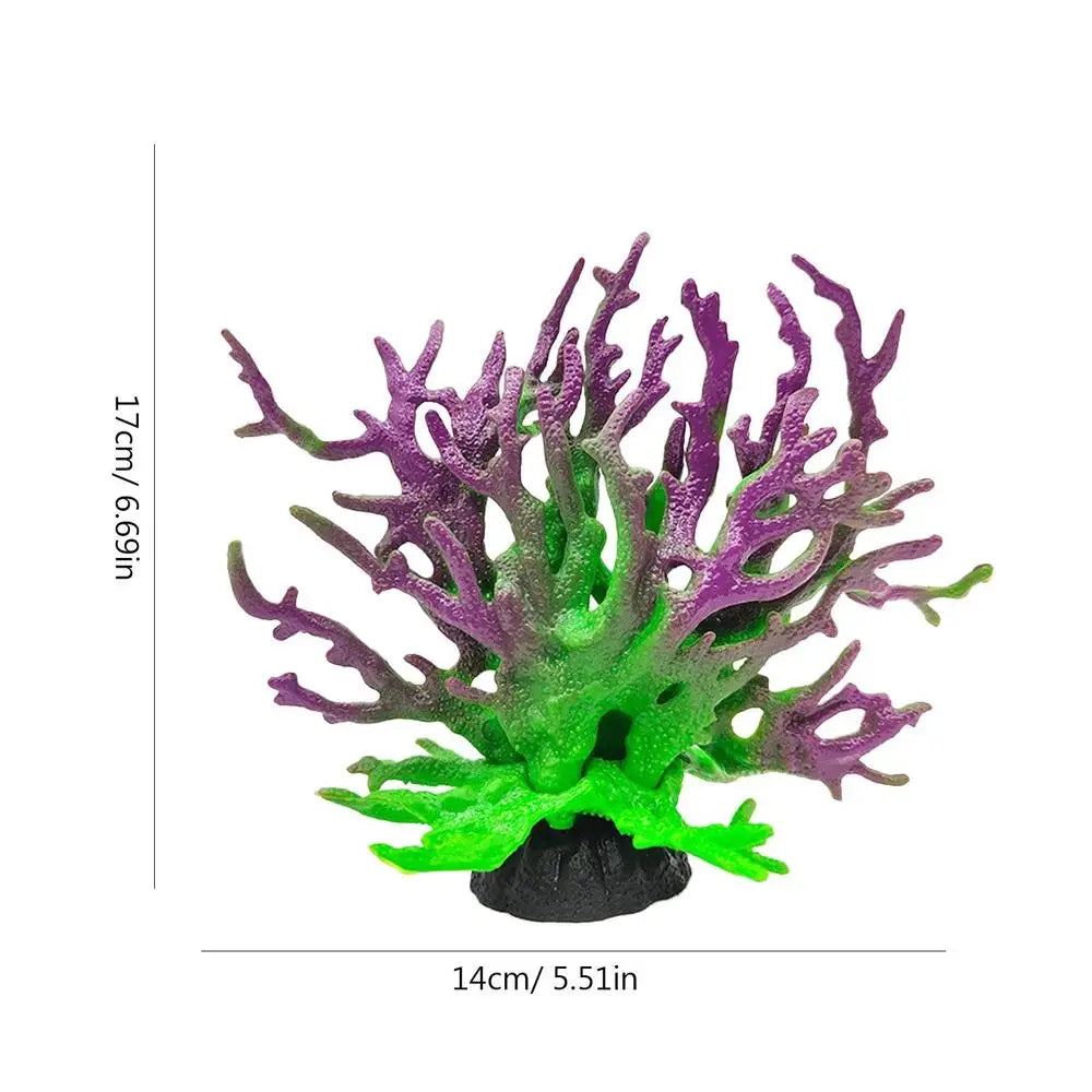 Coralline Artificial Fish Tank Decorations Aquarium Artificial Plastic Plants Coral Ornaments Aquarium Landscape Aquarium