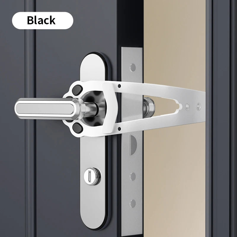 Cat Door Holder Latch Adjustable Prevents Dog Enter Elastic Gate Lock Flex Latch Strap Dog Door Stopper Pet Gate Supplies