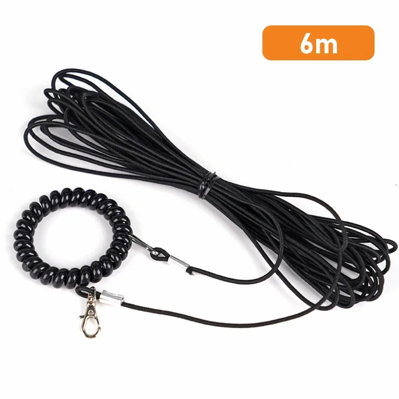 Pet Bird Outdoor Training Harness Rope Bird foot Chain Parrot Anti-flying Traction Straps Bird Feet Bracelet Alloy Foot Ring
