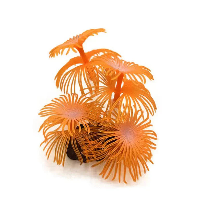 Artificial Underwater Coral Aquarium Fish Tank Simulation Decoration Aquarium Backgrounds Plants Water Flower Beautiful New