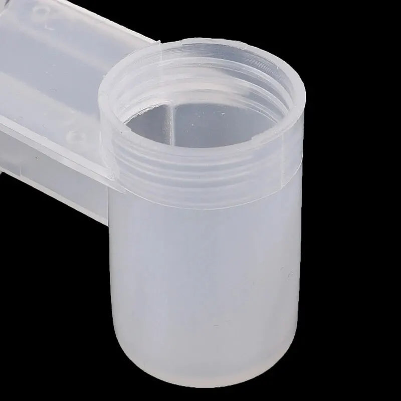 5Pcs Plastic Bird Feeder Clear Water Bottle Drinker Cup for Pigeon