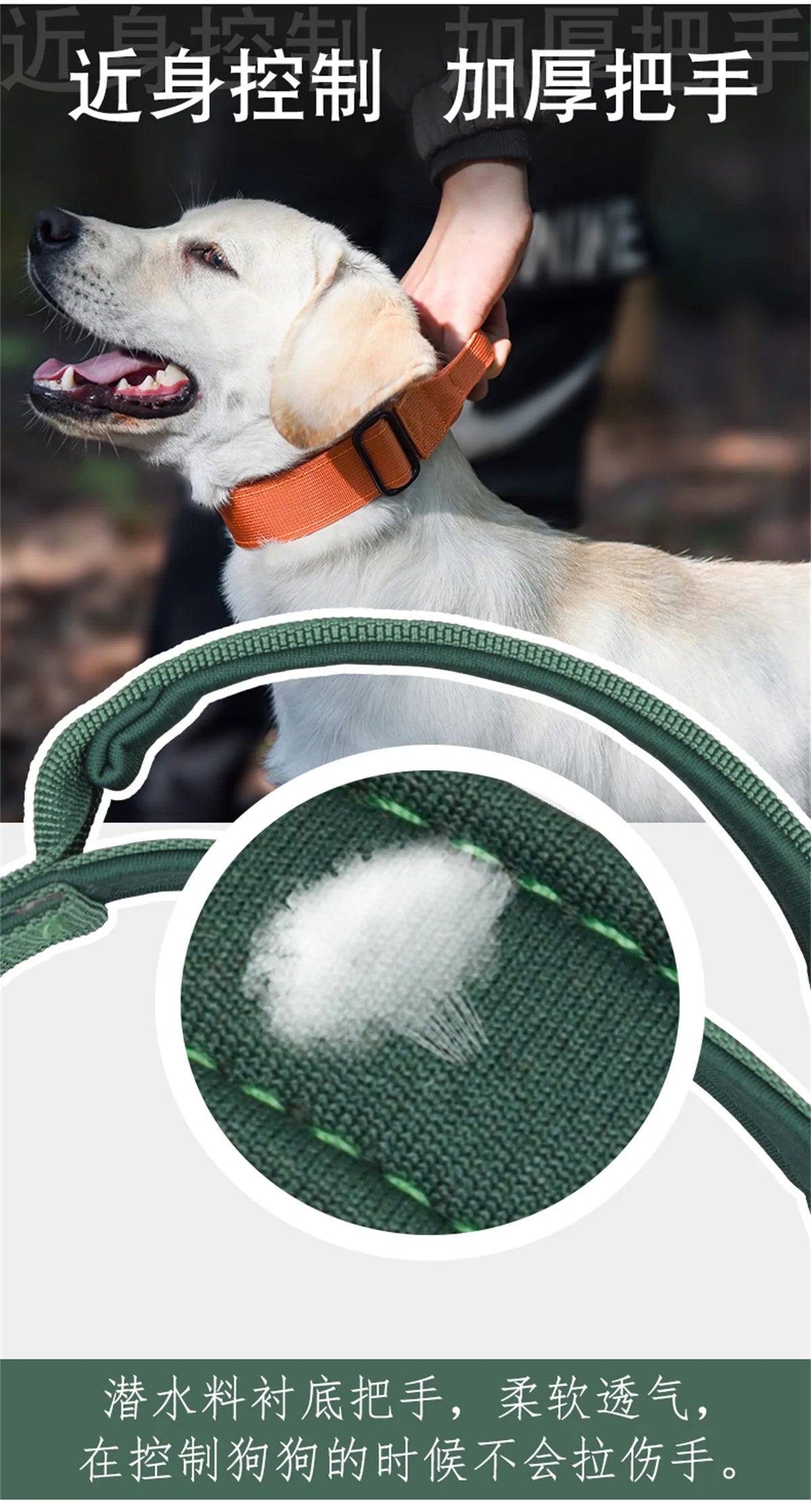 Durable Tactical Dog Collar Leash Military Heavy Duty For Medium Large Dogs Collars German Shepherd Walking Training Accessories