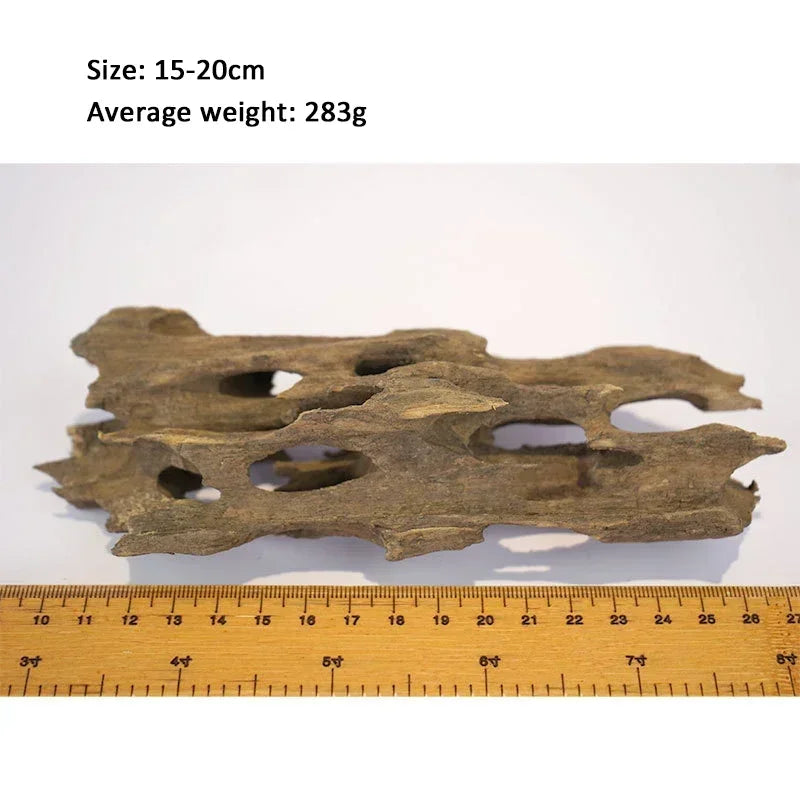 Natural Shrimp Wood 6-16 Inches Fish Tank Landscaping Decoration Non-toxic Aquarium Driftwood Ornament Reptile Terrarium Decor