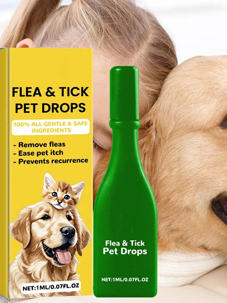 Pet Dogs Cat Vitro Drops Pet External Drops Anti Flea Drops Long Lasting Tick Removal Tool Comfortable Tick Liquid for Cats