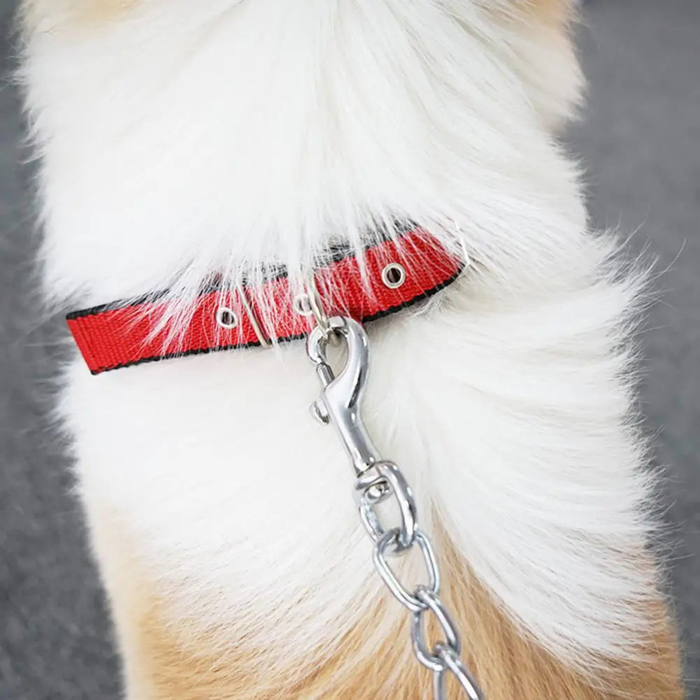 Dog Collars，Nylon，Adjustable Dog Neck Circle，Long-lasting Pet Neck Strap，with Traction Ring，Teddy Keji Pitbull，Pet Supplies