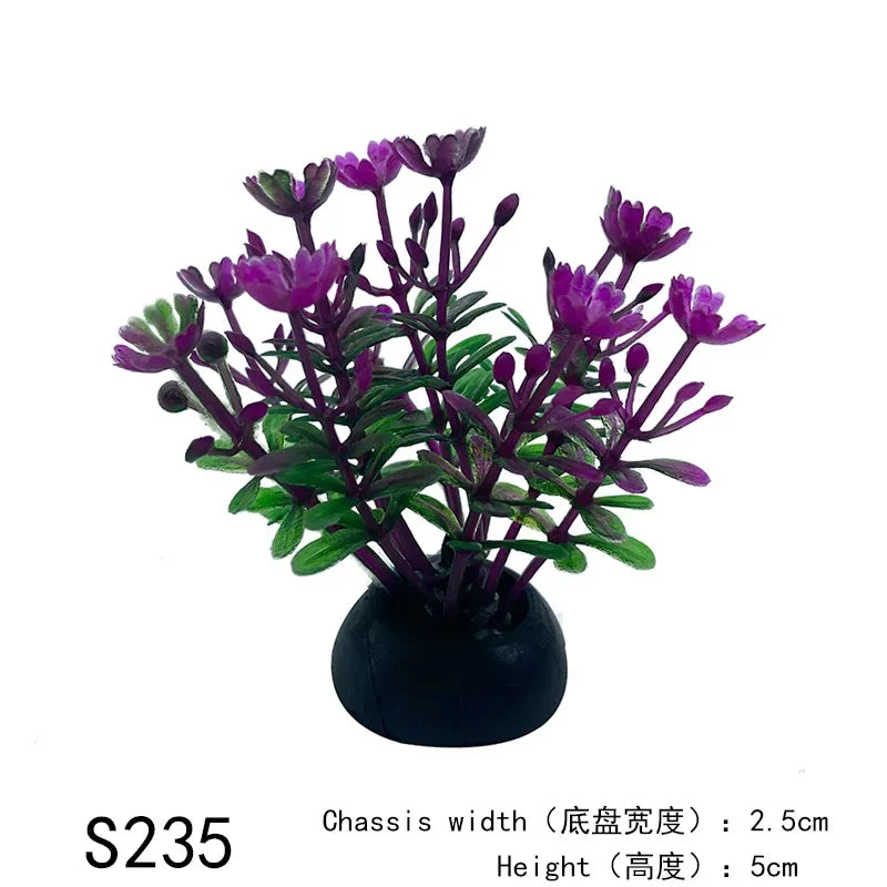 Artificial Plants Aquarium Decor Simulation Water Weeds Ornament Plant Fish Tank Landscaping Aquarium Grass Fish Tank Decoration