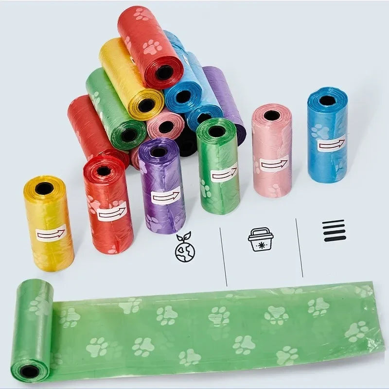 2-30 Rolls Thick Leak-Proof Dog Poop Bags for Outdoor Walks Pet Biodegradable Trash Bag Degradable Cat Waste Bags Pet Supplies