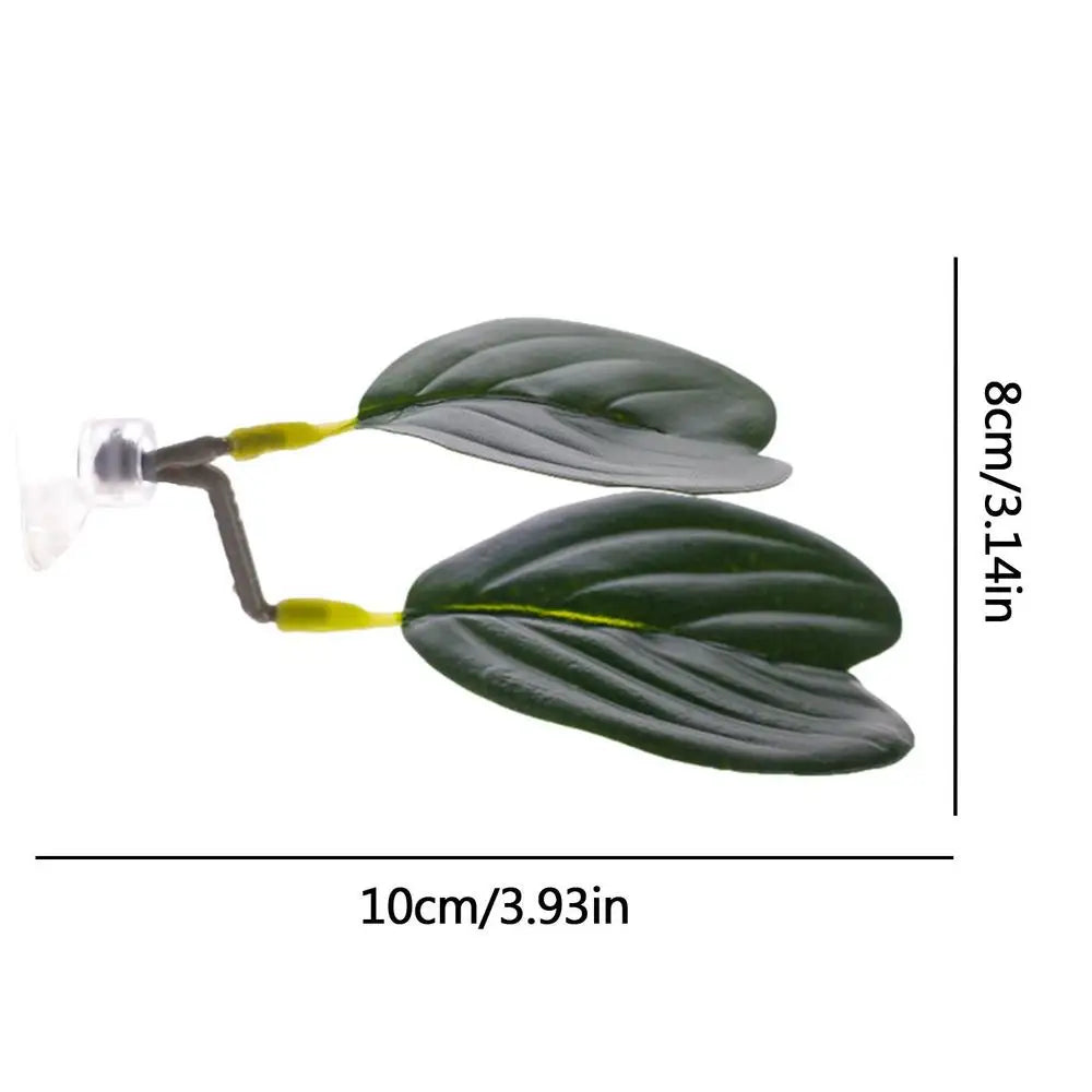 Beta Leaf Bed Artificial Fish Resting Leaf Fake Aquarium Plant Fish Tank Landscaping Leaf  Floating rest Bed Leaves Hammock