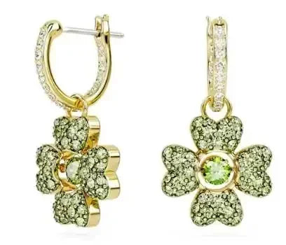 New Hot Sale Idylia Crystal Pearl Heart-shaped Lucky Grass Set; Elegant and Noble Cat Accessories as a Gift