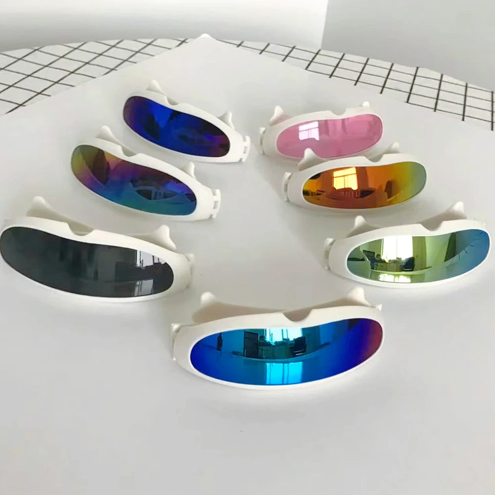 Cool Cat Dog Goggles Sunglasses Funny Cute Cat Small Dog Sunglasses for Kitten Photography Props Cosplay Costume Pet Accessories