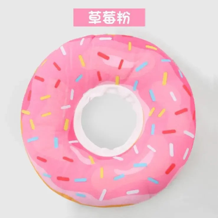 Sweet Donuts Cat Elizabethan Collar Pet Dog Neck Cone Recovery Collar for Anti-Bite Lick Surgery Cat Accessories Pet Collars