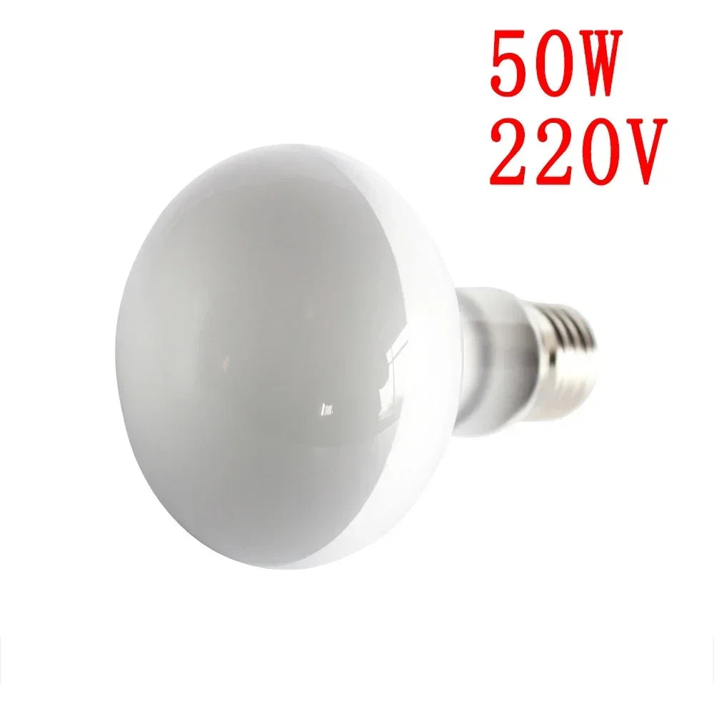 100W Reptile Heating Lamp E27 Ceramic UVB Turtle Lizard Ultraviolet Light Bulb Amphibians Terrarium Lighting Supplies