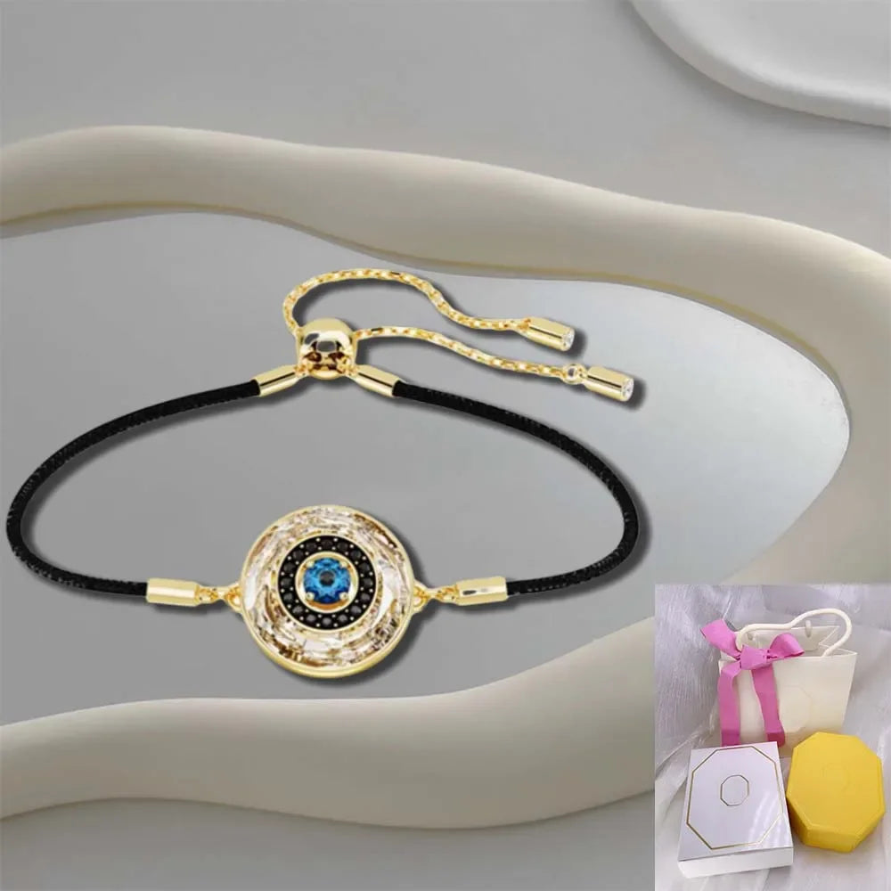 New Sublima Round Devil's Eye Gold Plated Bracelet cat Women's Personalized Simple Gift