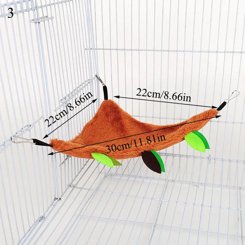 Rodent Hammock Guinea Pig Bed Hamster Bed Rodents Ferret Hammock Chinchilla House Pet Guinea Pig Goods Guinea Pig Accessories