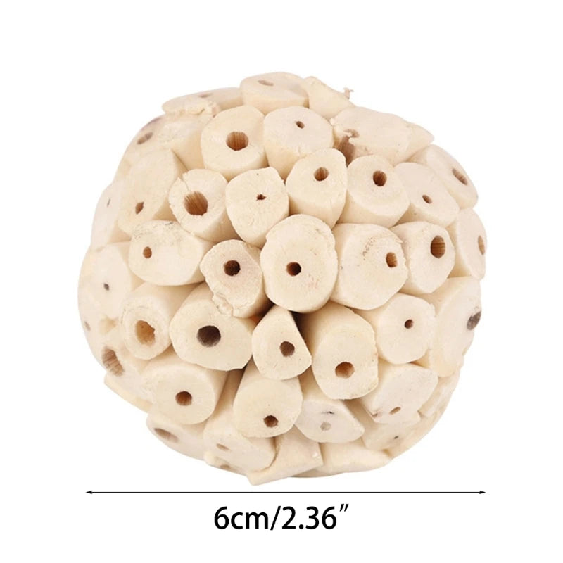 Bird Tearing Toy Bird Cage Hanging Toy Balls Parrot Chewing Toy Standing Perch for Small Large Bird Birdcage Accessories B03E