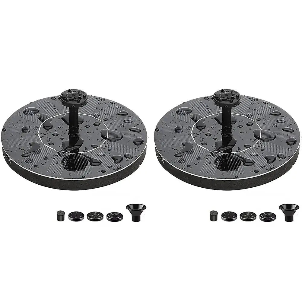 13/16/18cm Outdoors Solar Fountain Used for Bird Bath Garden Landscape Decoration Rockery Swimming Pool Floating water Fountains