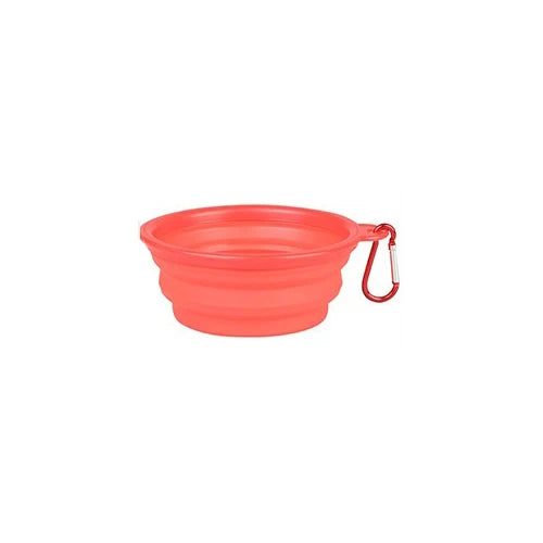 350ml/1000ml Folding Cat Dog Water Bowl Silicone Collapsible Dishes Pet Bowl Outdoor Puppy Food Container Feeder Dropshopping