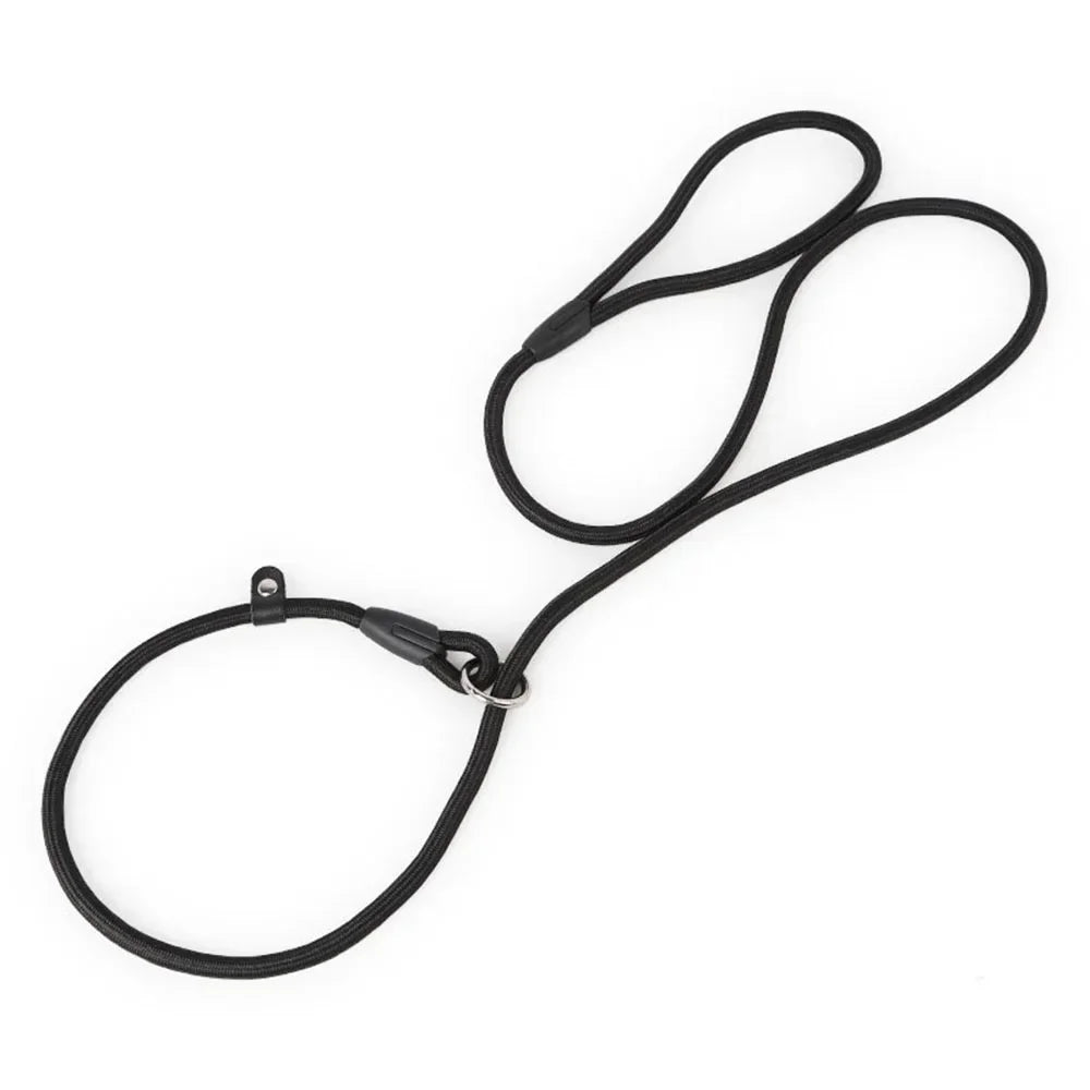 Dog Leash Slip Chains Collar Leads Strong Heavy Duty Nylon Rope No Pull Pet Training Leash for Small Dogs Puppy Traction Rope