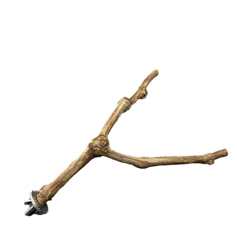 Parrot stand, grapewood tree branch, bird stand stick, grapewood grinding claw stick, bird supplies, bird toys, parrot toys