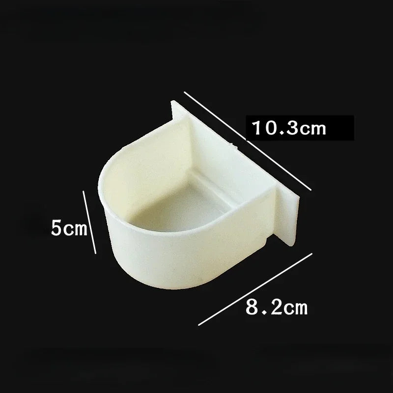 Bird Cage Food Boxes Trough Parrot Feeder Food Water Bowl Cup Budgerigar Macaws Finches Canary Bird Feeding Birdcage Food Boxes