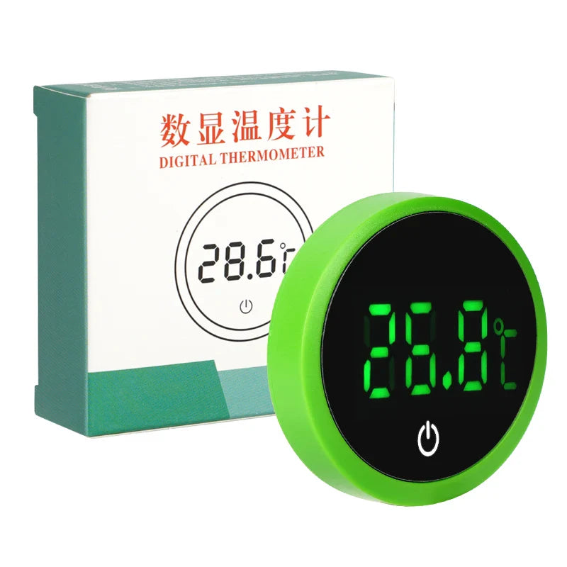 8 Styles Cordless Aquarium Thermometer Lcd Digital External Thermometer Glass Thermometer Fish Tank Mini Suction Cup Thermometer