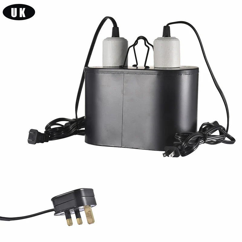 Lampshade for Reptile UVB/UVA Heat Calcium Lamp Bulb for Turtle Lizard Snake Lguanas Feeding Box E26/E27 Energy Saving Light